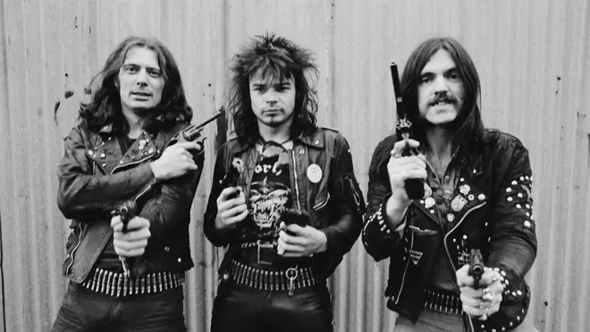 Motorhead in 1978: 'Fast' Eddie Clarke, Phil 'Philthy Animal' Taylor and Lemmy