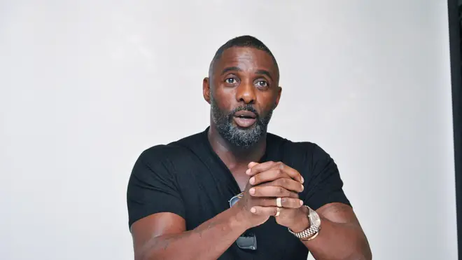 Idris Elba at the Hollywood Foreign Press Association press conference for "Turn Up Charlie" held in London, England on August 23, 2018