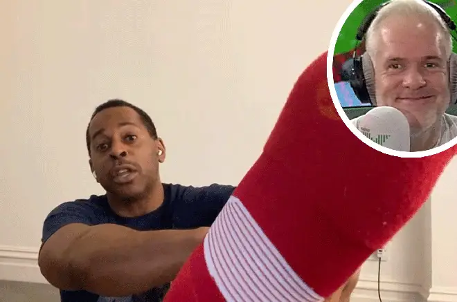 Andi Peters talks Christmas plans on The Chris Moyles Show