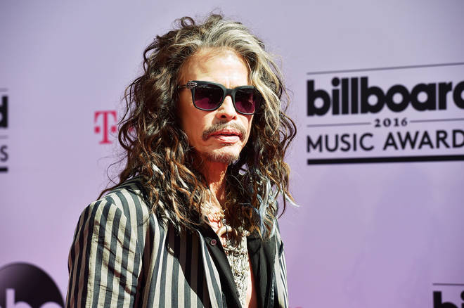 Steve Tyler of Aerosmith at the Billboard Music Awards 2016