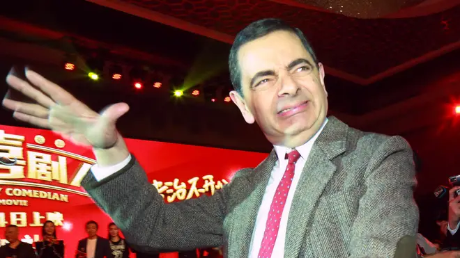 Rowan Atkinson as his character of Mr Bean at the Top Funny Comedian premiere in China in 2017