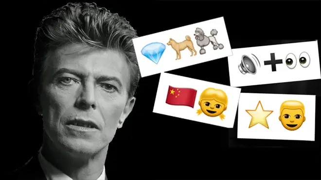 Which David Bowie songs do these emojis represent?