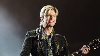 David Bowie performs his last full gig in the UK: closing the Isle Of Wight Fesival, 13 June 2004