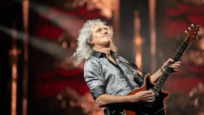 Queen guitarist Brian May performs in Seoul in 2020