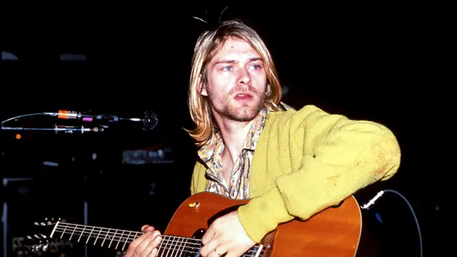 Nirvana frontman Kurt Cobain in 1990