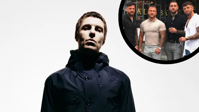 Liam Gallagher reacts to Four lads in jeans meme