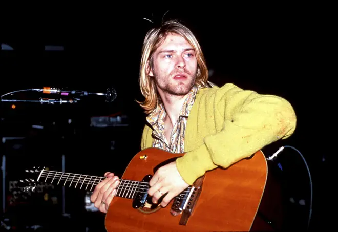 Nirvana's Kurt Cobain in 1990