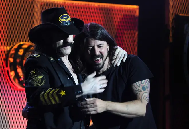 The late Motörhead frontman Lemmy and Foo Fighters' Dave Grohl
