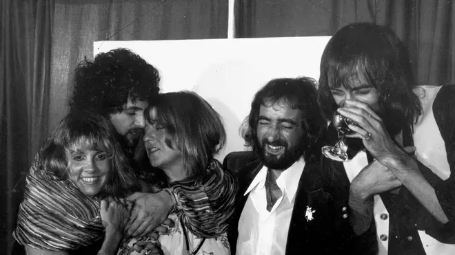 A big night out for Fleetwood Mac at the Los Angeles Rock Awards on 1 September 1977, the year of Rumours' huge success