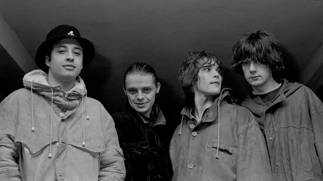 The Stone Roses at the time of their debut album: Reni, Mani, Ian Brown and John Squire
