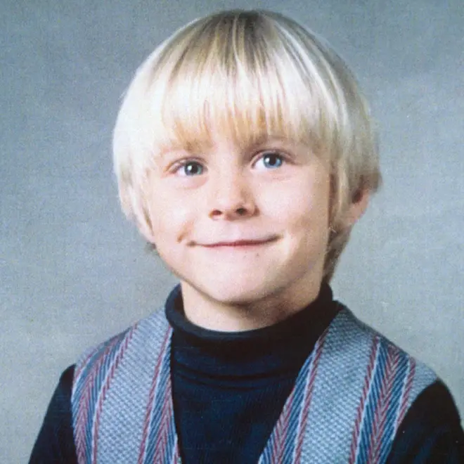 Kurt Cobain as a young boy