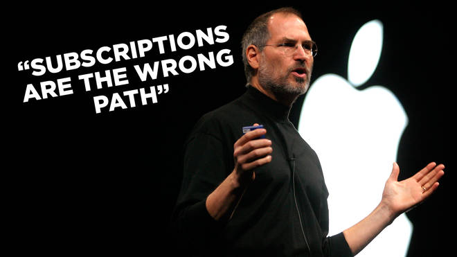 Steve Jobs launches the iTunes Store with some prophetic words