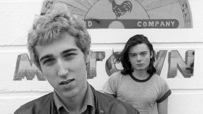 Daft Punk without their helmets on in 1995