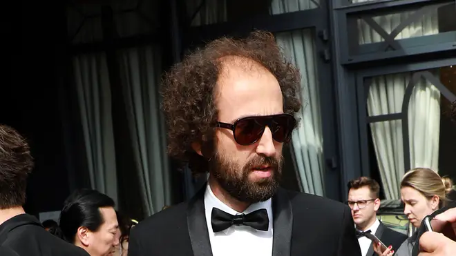 A rare sighting of what is claimed to be Daft Punk's Thomas Bangalter at Cannes Film Festival in 2019