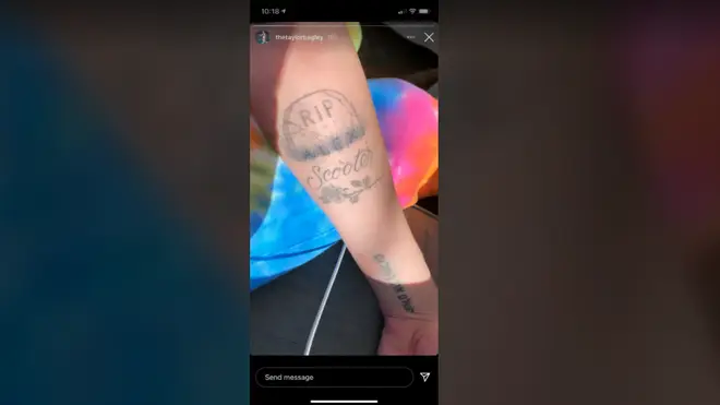 Alex Turner's ex Taylor Bagley shows-off savage break-up tattoo