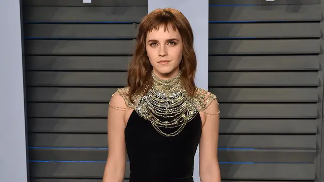 Emma Watson at the 2018 Vanity Fair Oscar party