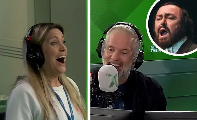 Rob sings Nessun Dorma in this week's Singalone on The Chris Moyles Show