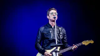Noel Gallagher performing live at Pinkpop Festival 2018