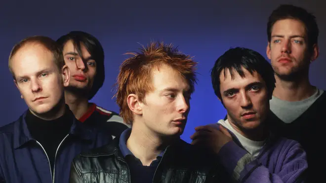 Radiohead in December 1995: Phil Selway, Jonny Greenwood, Thom Yorke, Colin Greenwood, Ed O'Brien