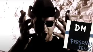Dave Gahan in Depeche Mode's Personal Jesus video