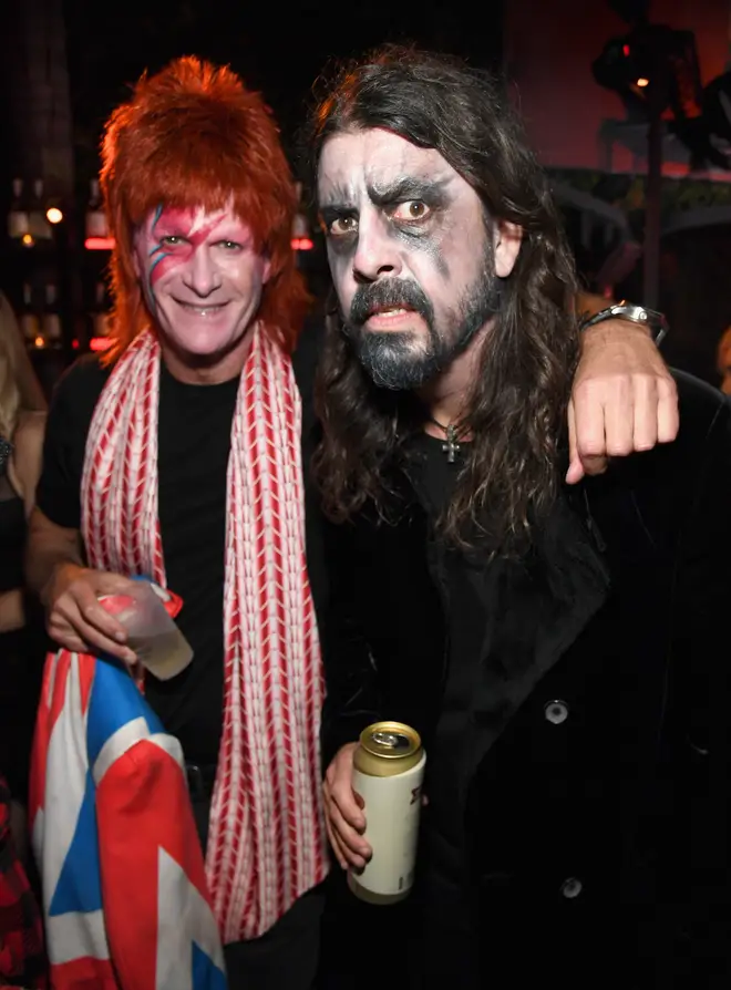Rande Gerber and Foo Fighters Dave Grohl attend the Casamigos Halloween Party on October 26 2018