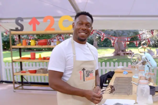 Dizzee Rascal dubbed legend for his appearance on Celeb Great British Bake Off