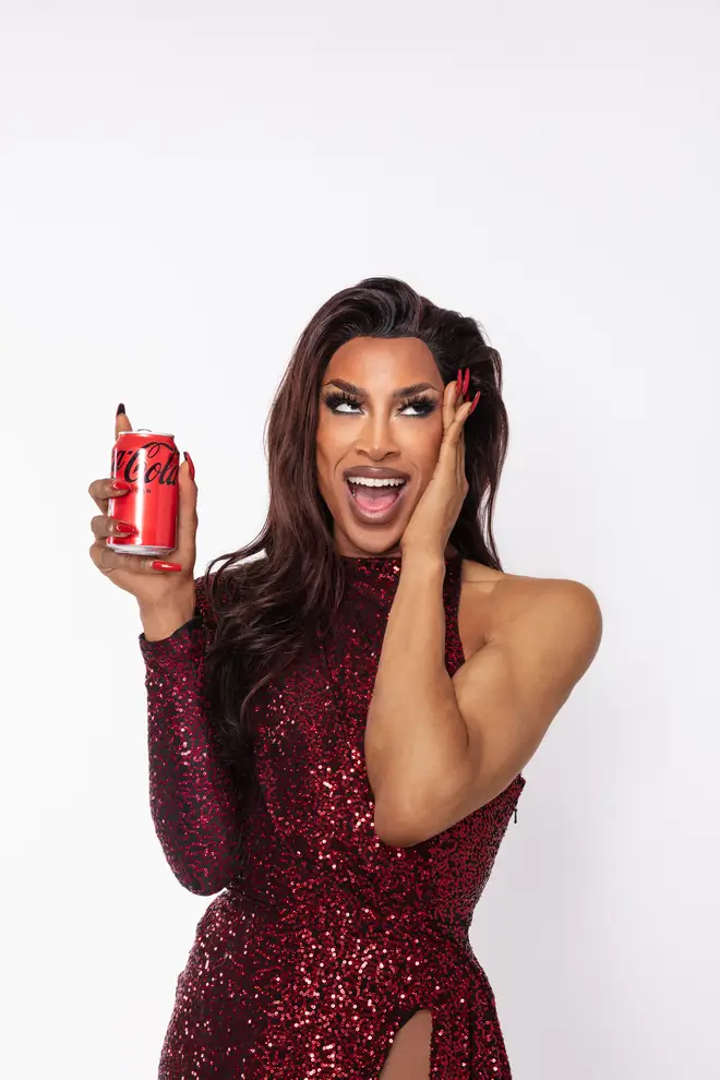 Drag Race UK's Tayce features in the Open That Coca-Cola Campaign