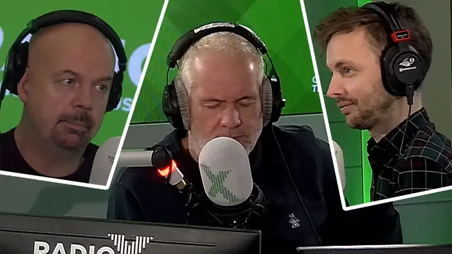 Chris Moyles reacts to the breakfast disaster
