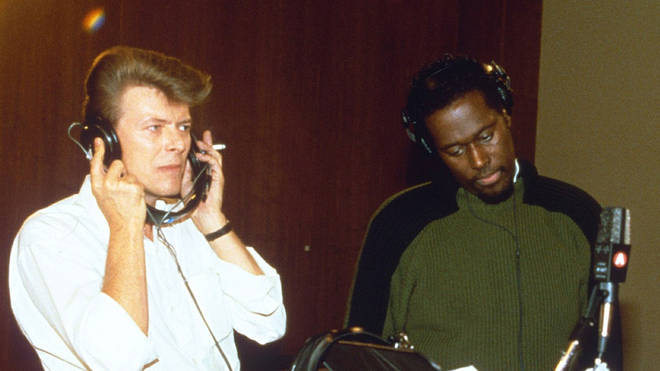 David Bowie and Luther Vandross in 1985