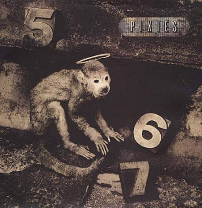 The cover of Pixies' Monkey Gone To Heaven single, March 1989