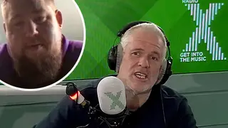 Rag'n'Bone Man tells Chris Moyles about the police being called to his house