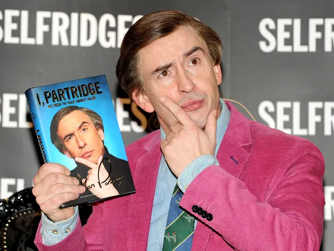 Coogan as Partridge at a book signing in Manchester, 2011