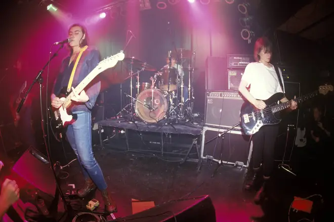 Elastica, performing live in March 1995