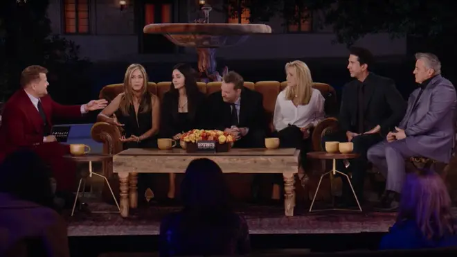 James Corden interviews Friends cast in Friends: The Reunion