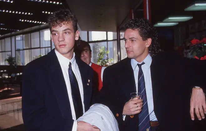 Eddy and Roberto Baggio in 1991