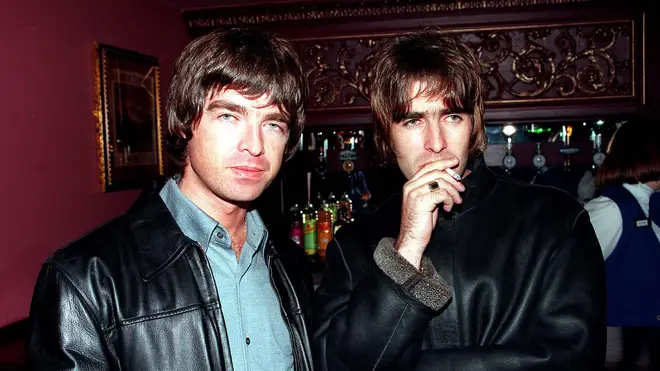Liam and Noel Gallagher in 1995