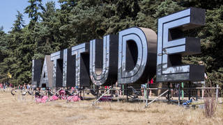 Latitude Festival sign