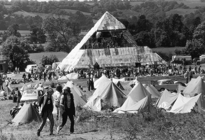 How Glastonbury-goers would have seen David Bowie in June 1971: the original Pyramid Stage