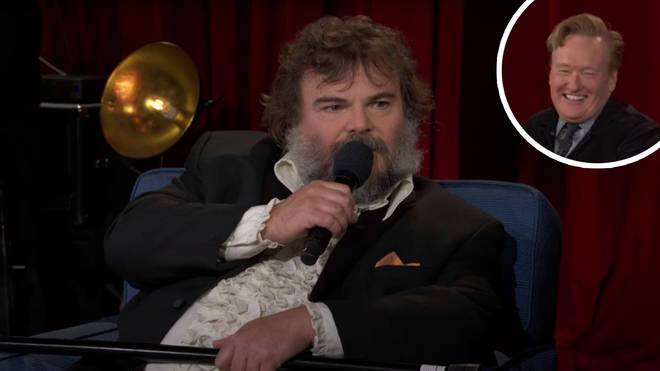 Jack Black sprained his ankle on the Conan finale