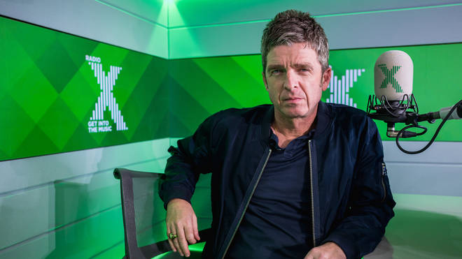 Noel Gallagher in the Radio X studio, July 2021