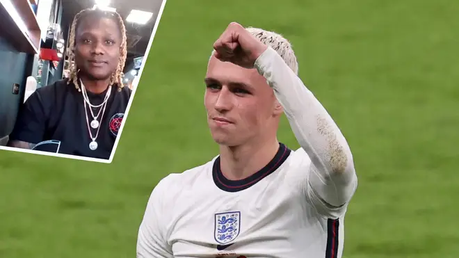 Phil Foden's barber talks his famous haircut on The Chris Moyles Show