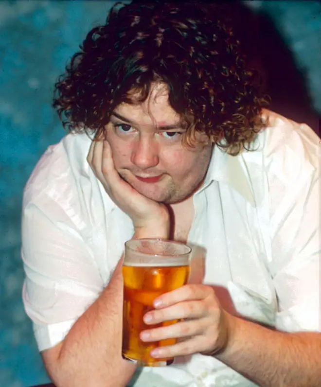 The early days of Johnny Vegas, on tour in 1998