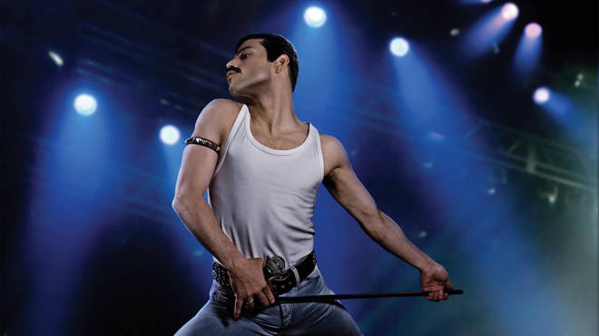 Rami Malek as Freddie Mercury in the film Bohemia Rhapsody