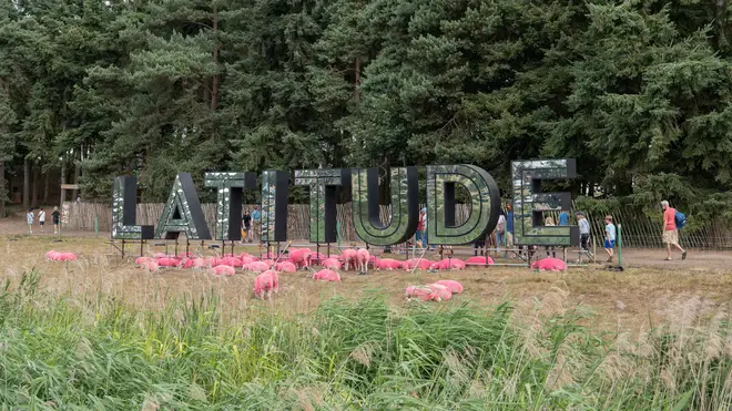 Latitude Festival sign
