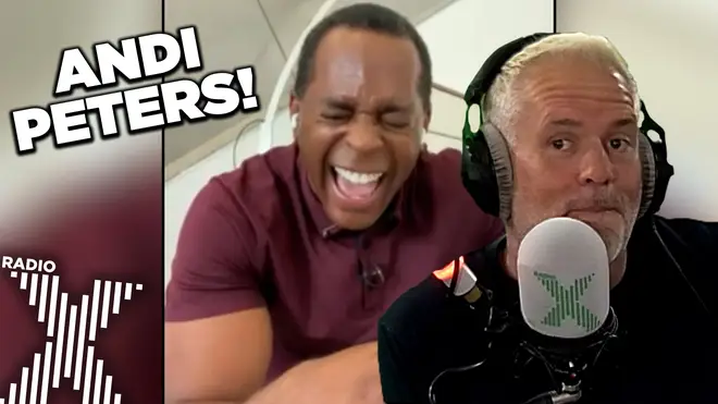 Andi Peters is back on The Chris Moyles Show