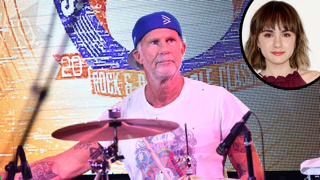 Chad Smith and his daughter Ava Maybee inset