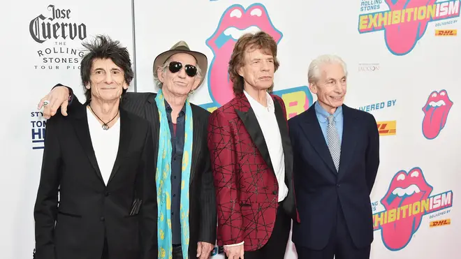 Ronnie Wood, Keith Richards, Mick Jagger and Charlie Watts of The Rolling Stones in 2016