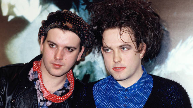Simon Gallup and Robert Smith launch The Cure's Disintegration album in May 1989