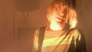 Kurt Cobain in the Smells Like Teen Spirit video, 17 August 1991