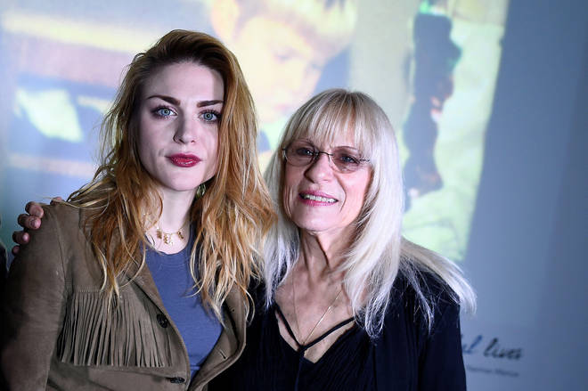 Frances Bean Cobain and her grandmother Wendy O'Connor (Kurt's mum) in July 2018